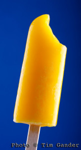 yellow ice lolly