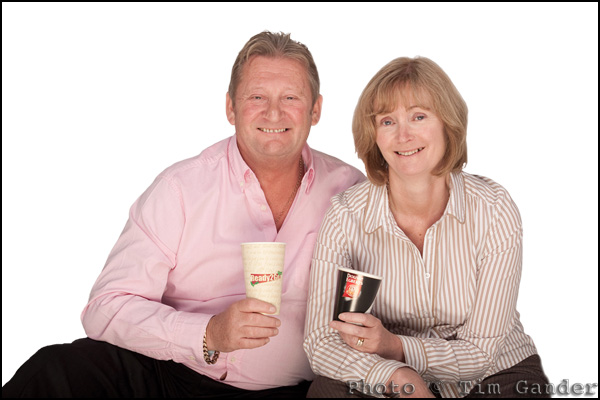 Martin and Sarah Killian of Hilton Vending, Wiltshire