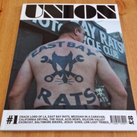 Cover of #1 of UNION magazine.