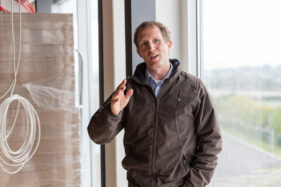 Ben Morris, MD of Storagebase, in the new facility in Frome, Somerset, UK