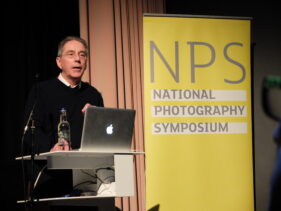 Graham Harrison talks about Photo Histories at National Photography Symposium, Derby, UK