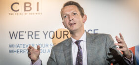 Chief economist of the Bank of England Andy Haldane speaks at a CBI dinner in Bath in 2014.