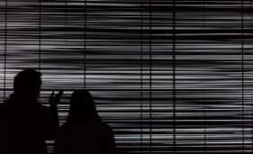 White Noise, a "video" installation by Zilvinas Kampinas.