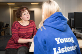 24.04.2017 Image for the promotion of Youthwatch, a Wiltshire-based initiative involving young people, "Young Listeners", volunteering to speak to people of their own age about health and mental health issues in their area and reporting their findings back to the local clinical commissioning groups. © Tim Gander 2017. All rights reserved.