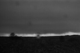 stormy wet sky over Salisbury Plain, Wiltshire.