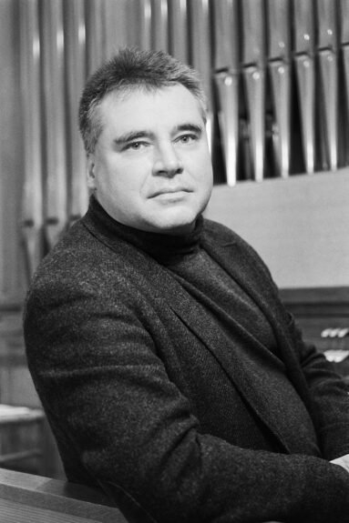 Black and white portrait of Ralph Stelzenmüller