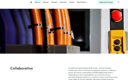 Screengrab from the IAAPS website featuring a photo of a hydraulic winch controller and hydraulic lines.